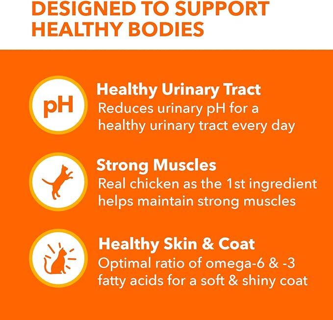 IAMS Proactive Health Adult Urinary Tract Healthy Dry Cat Food With Chicken, 7-Lb