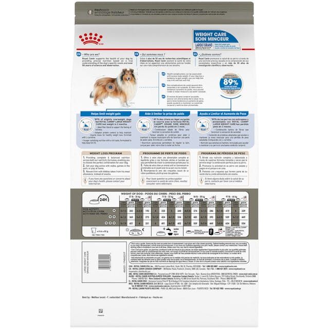 Royal Canin Large Weight Care Dry Dog Food, 30-Lb