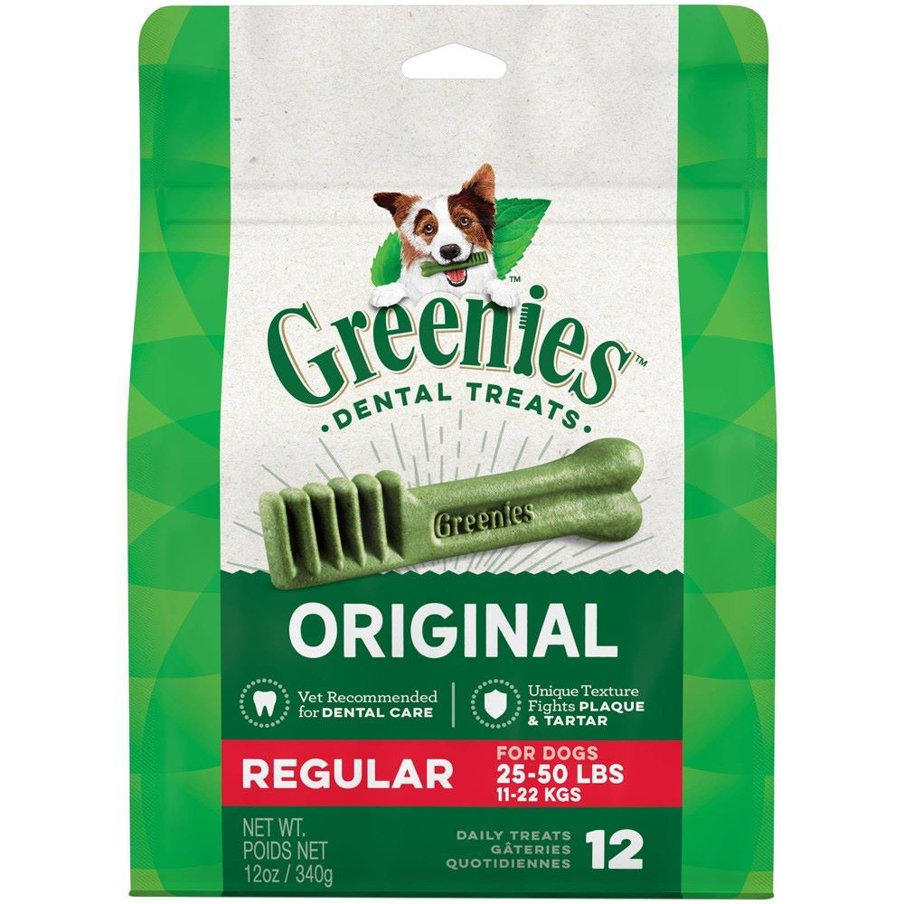 Greenies Original Regular Dental Treats, 12-Ct