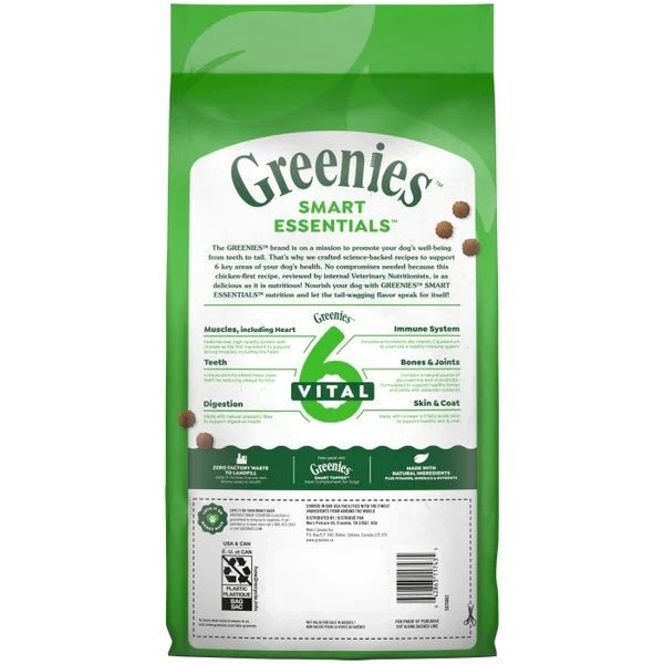 Greenies Smart Essentials Small Breed Adult Protein Real Chicken & Rice Dog Food, 5.5-Lb