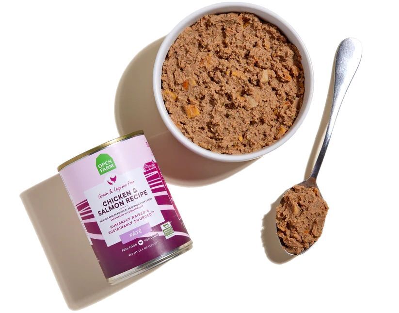 Open Farm Chicken & Salmon Pâté Dog Food, 12.5-Oz