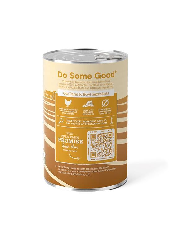 Open Farm Harvest Chicken Pâté Dog Food, 12.5-Oz