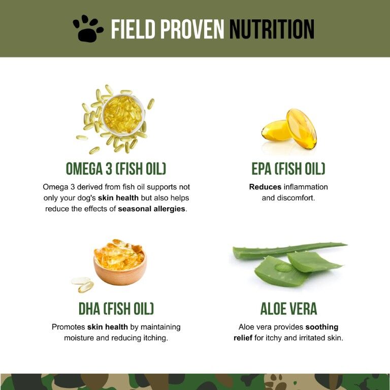 Operation Good Boy SRE: Skin Health & Seasonal Allergies Dog Supplement, 90-Ct