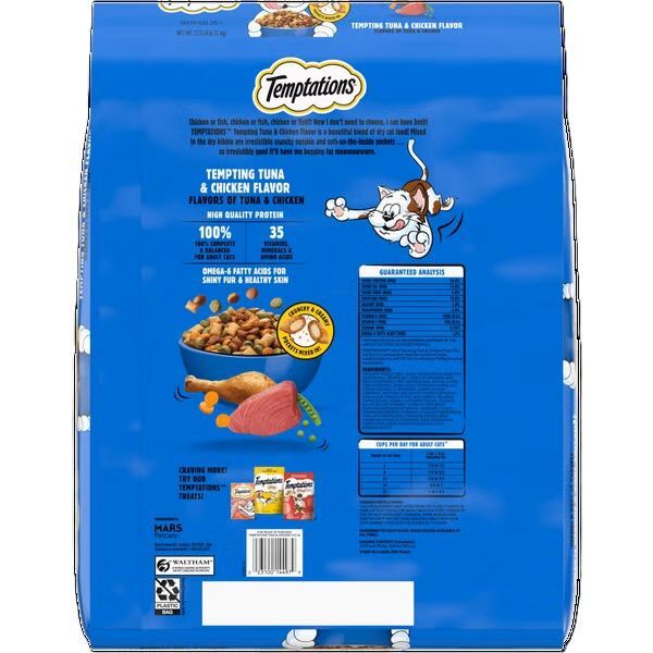 Temptations Tuna & Chicken Flavor Dry Cat Food, 13.5-Lb