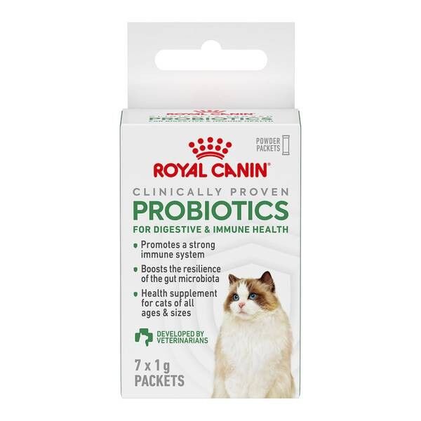 Royal Canin Probiotics for Cats Digestive and Immune Health Powder Supplement, 1-g, 7-Ct