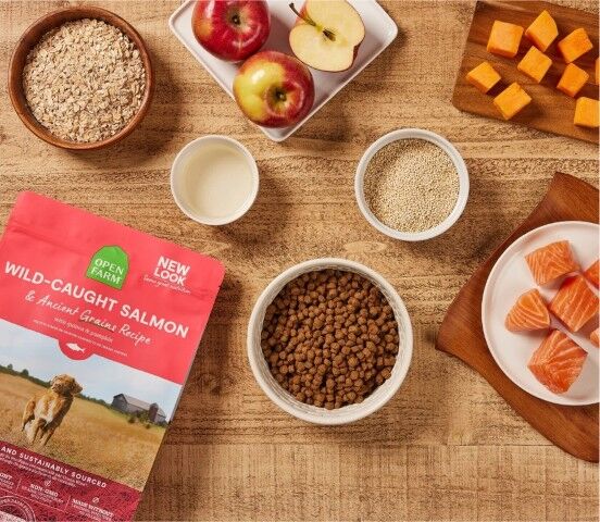 Open Farm Wild-Caught Salmon & Ancient Grains Dry Dog Food, 4-Lb