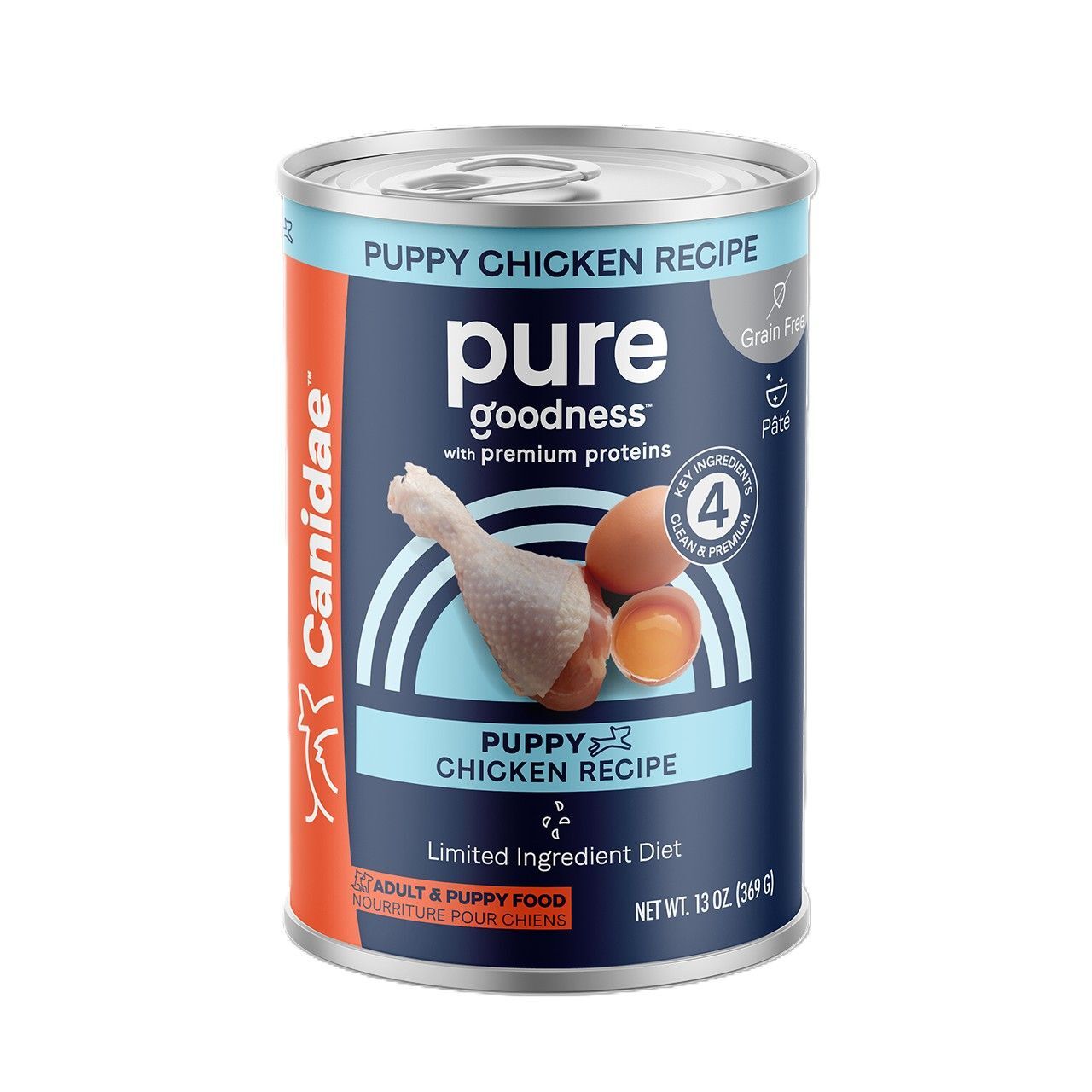 Canidae Pure Grain Free Chicken Recipe Wet Puppy Food, 13-Oz