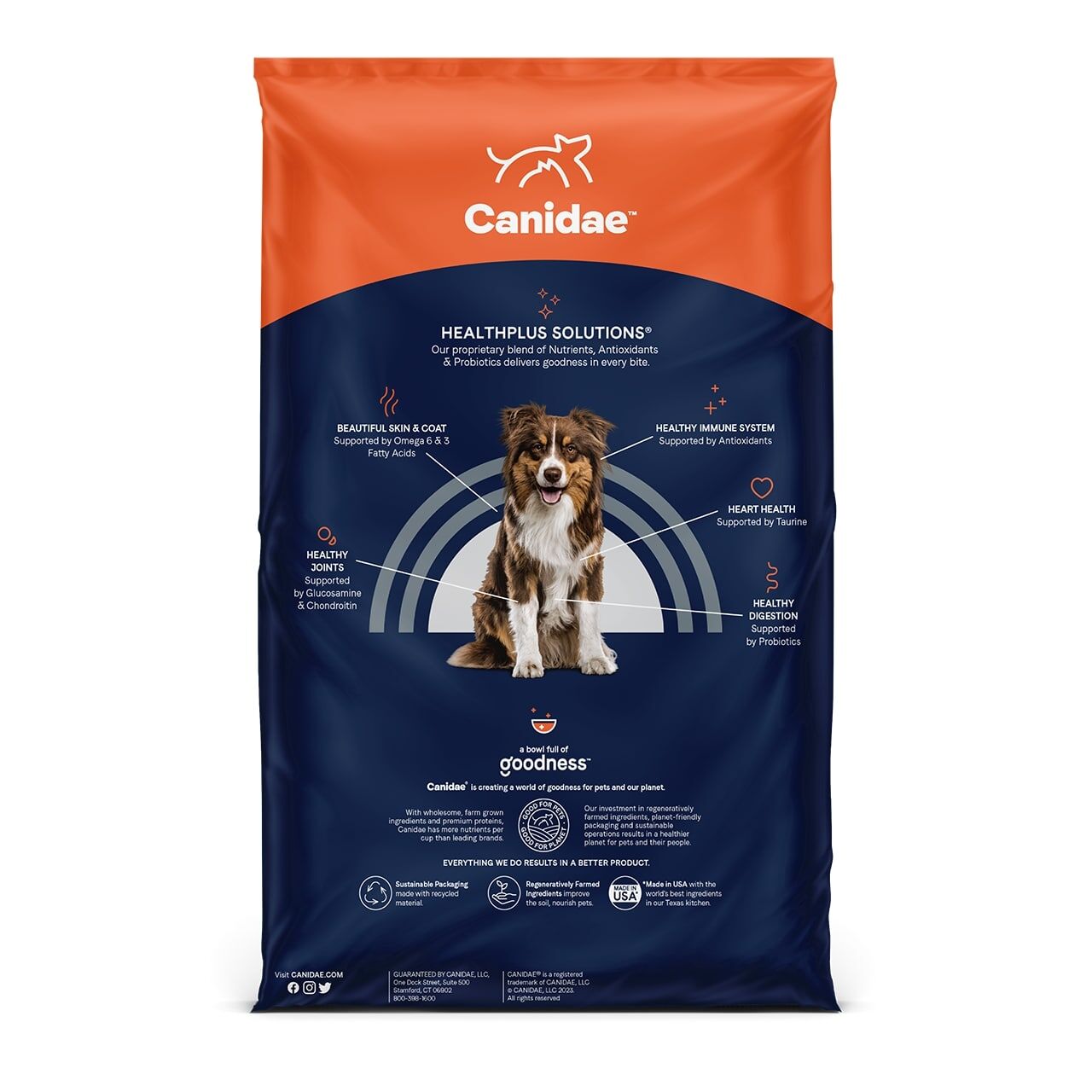 Canidae Pure Goodness Grain Free Real Duck & Sweet Potato Dog Food, 24-Lb