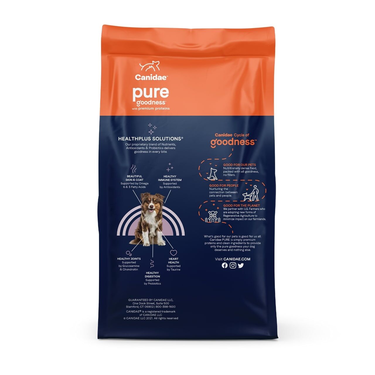 Canidae PURE Grain Free Bison, Lentil and Carrot Dry Dog Food, 21-Lb