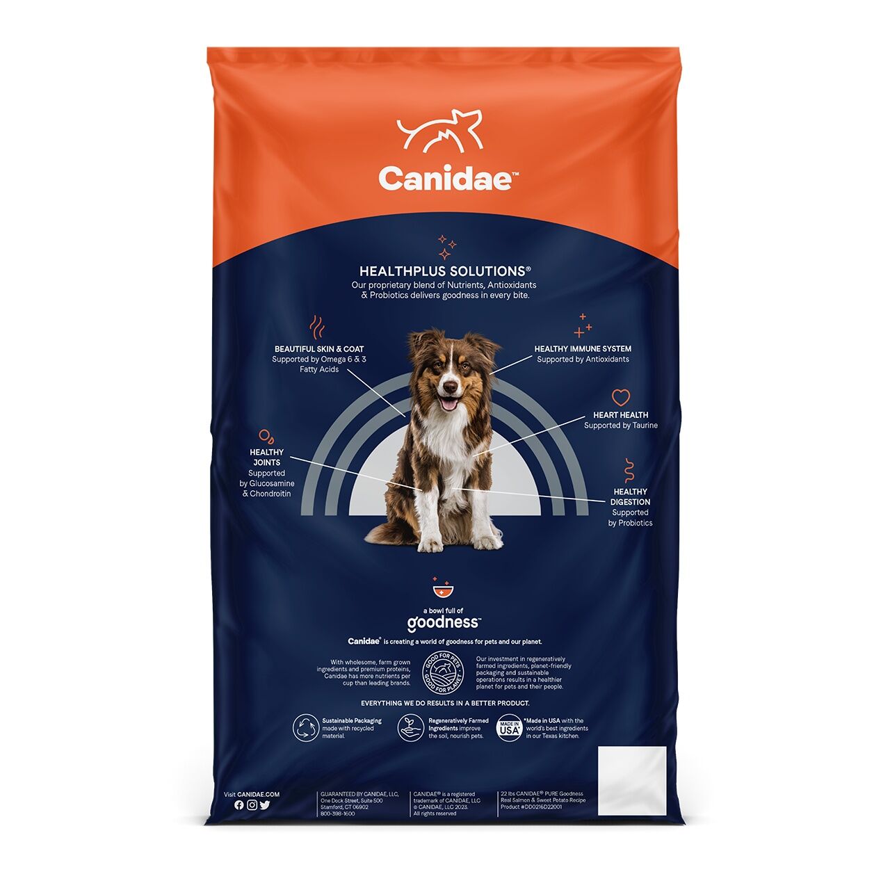Canidae Pure Dry Dog Food Salmon & Sweet Potato Recipe, 4-Lb