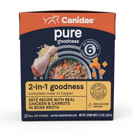 Canidae Pure 2-in-1 Goodness Pate- Real Chicken Carrots in Bone