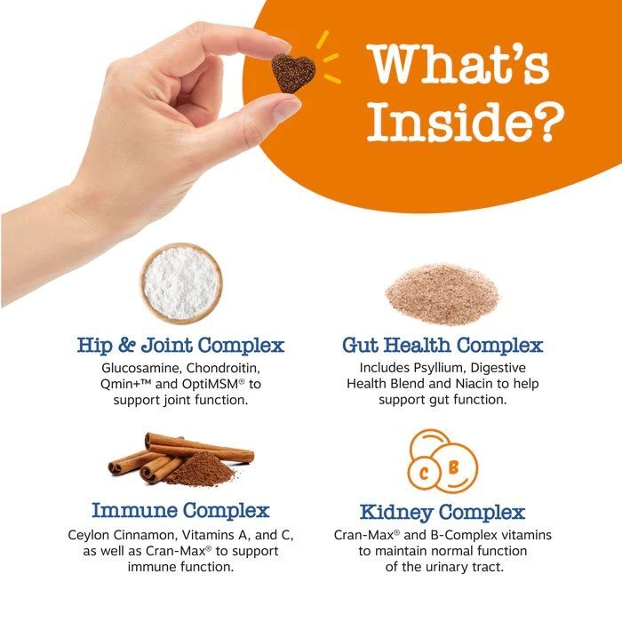 Zesty Paws Senior Advanced 11-in-1 Multivitamin Chicken Flavor Bites for Senior Dogs, 90-Ct