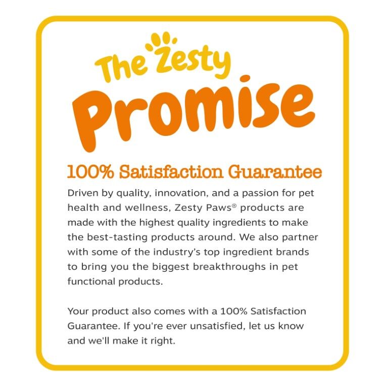 Zesty Paws Senior Advanced Probiotic Bites For Senior Dogs