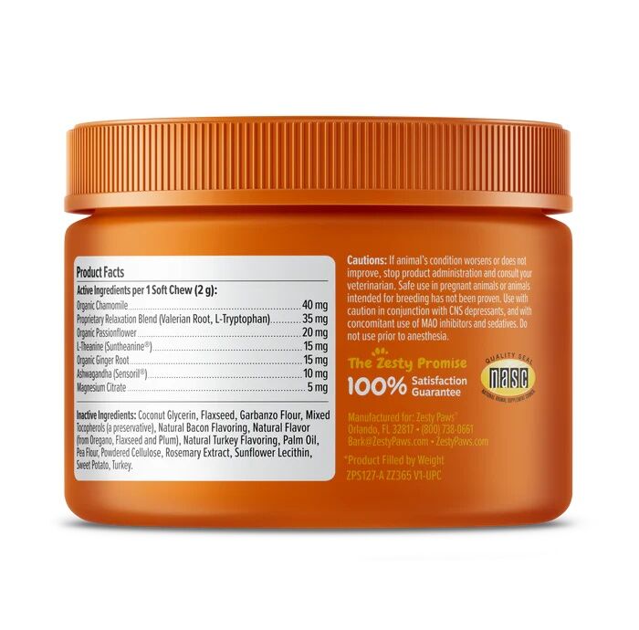 Zesty Paws Puppy Calming Bites, 90-Ct