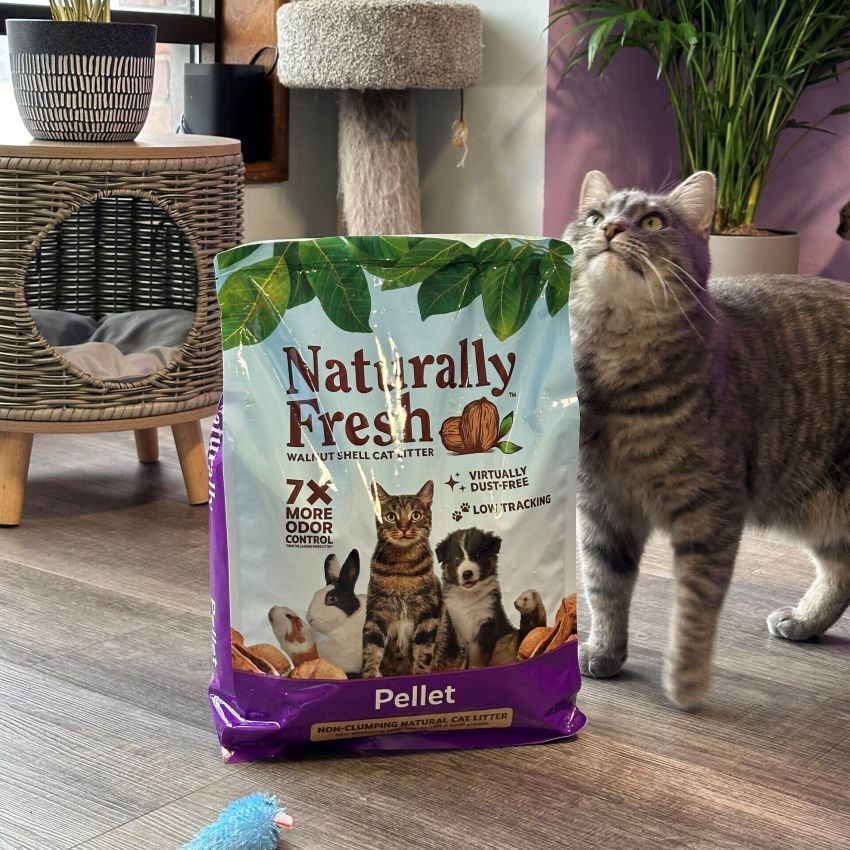 Naturally Fresh Non-Clumping Pellet Formula Cat Litter, 10-Lb