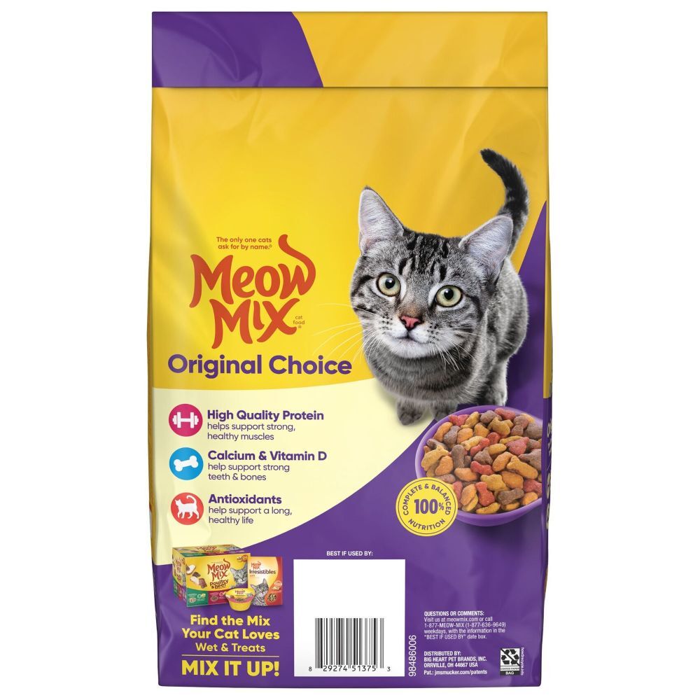 Meow Mix Original Choice Cat Food, 22-Lb
