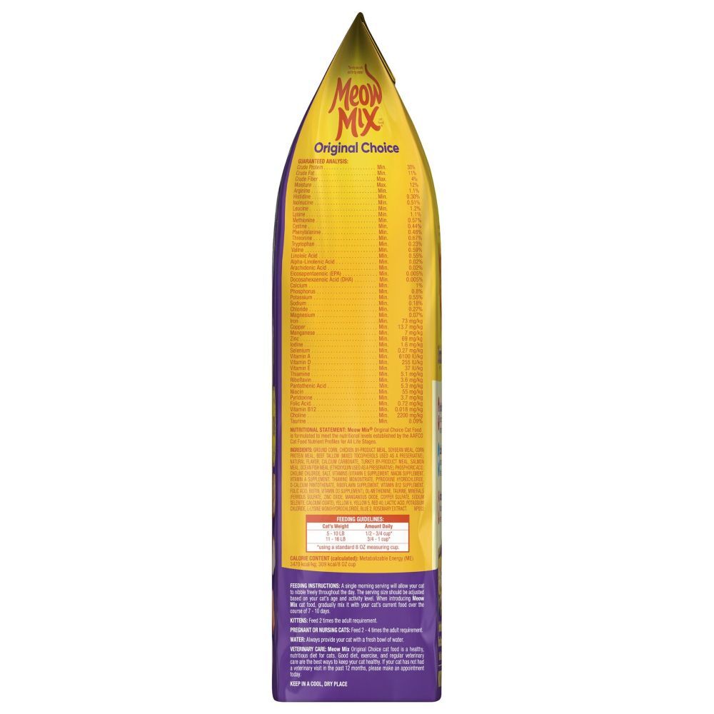 Meow Mix Original Choice Cat Food, 22-Lb