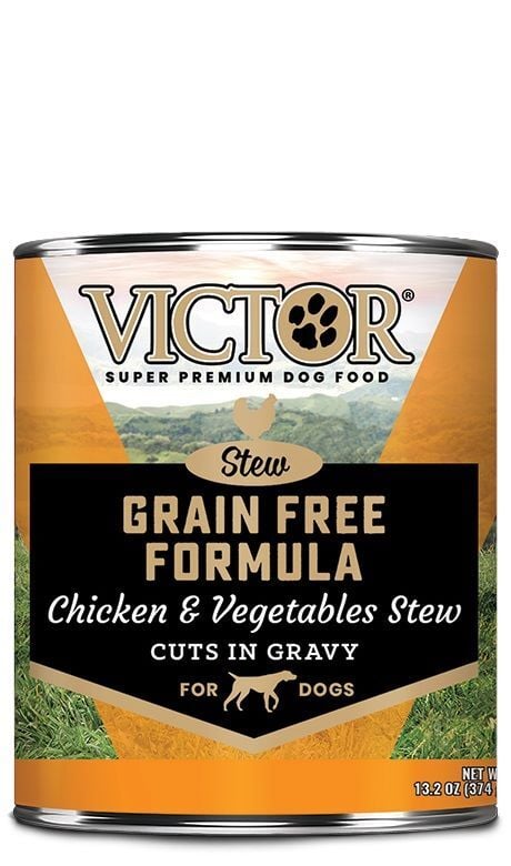 Victor Grain Free Formula Chicken and Vegetables Cuts in Gravy Dog Food, 13.2-Oz
