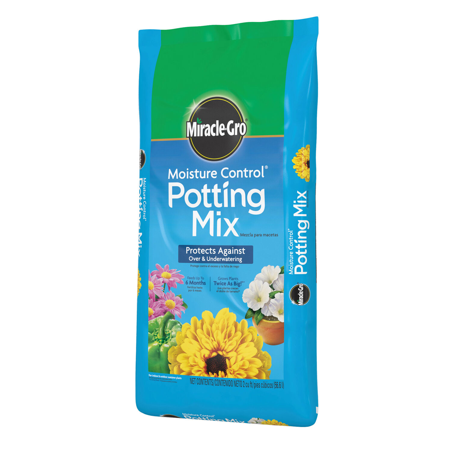 Miracle-Gro Moisture Control Garden Soil Potting Mix, 2-Cu Ft