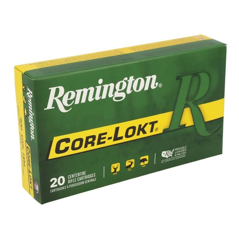 Remington Core-Lokt .300 Win Mag, 150 Grain Pointed Soft Point Rifle Ammo, 20-Rd