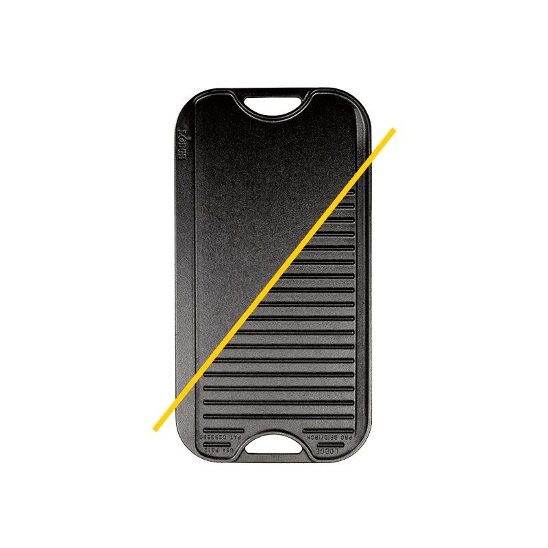 Lodge Cast Iron Pro-Grid Reversible Grill/Griddle, 20-In x 10 1/2-In