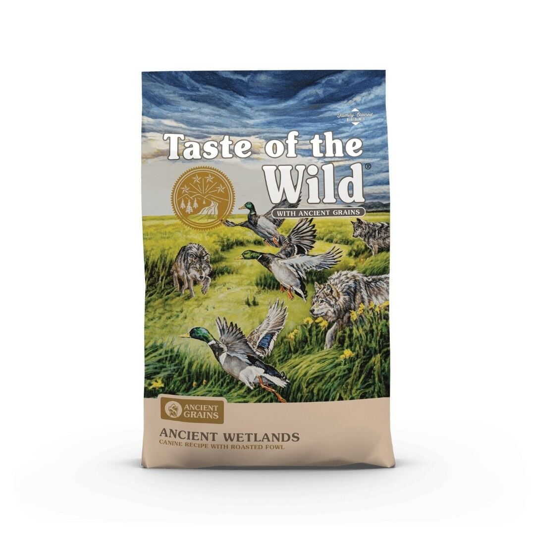 Taste of the Wild Ancient Wetlands Canine Recipe Roasted Fowl Dog Food, 28 lb.