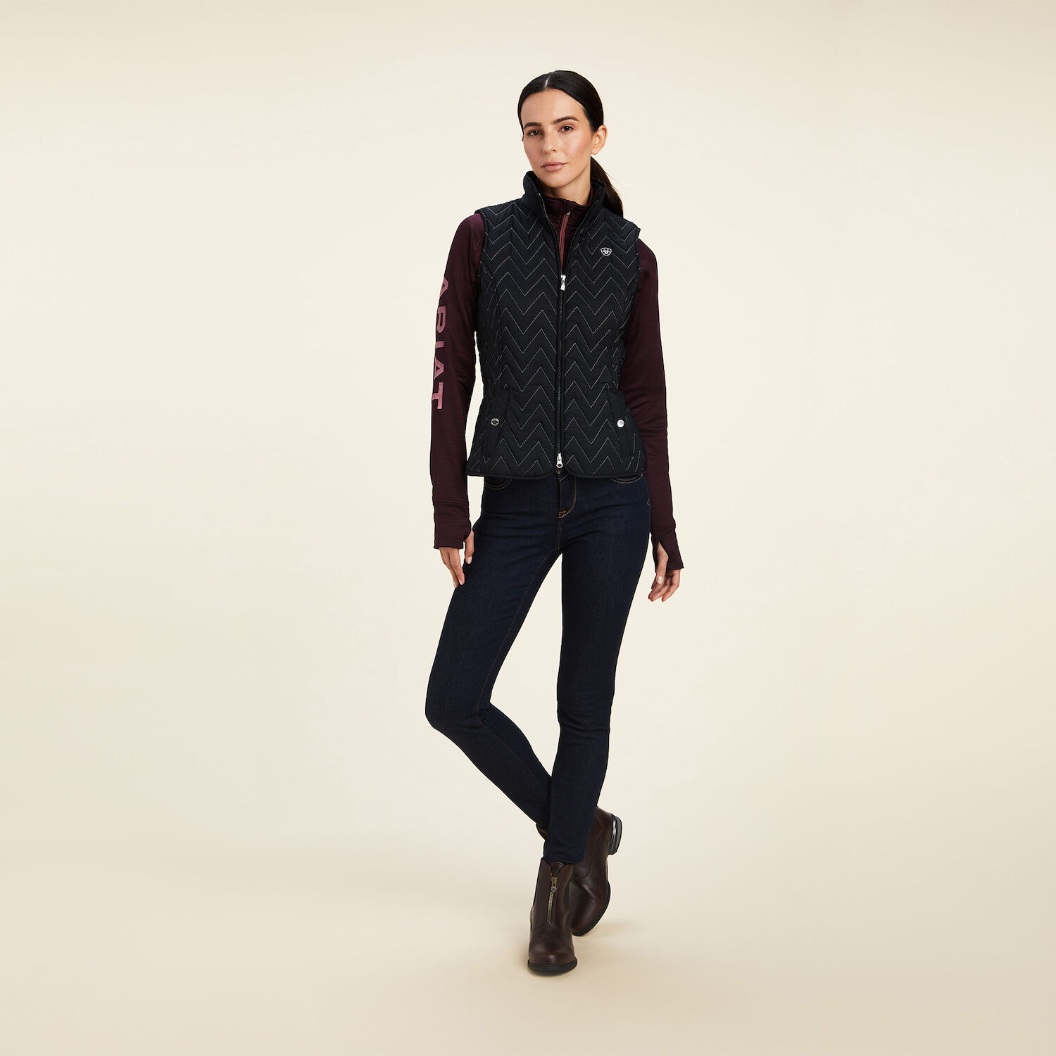 Ariat Women's Ashley Insulated Vest in Black