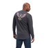 Ariat Men's Rebar Cotton Strong American Raptor T-Shirt in Charcoal Heather