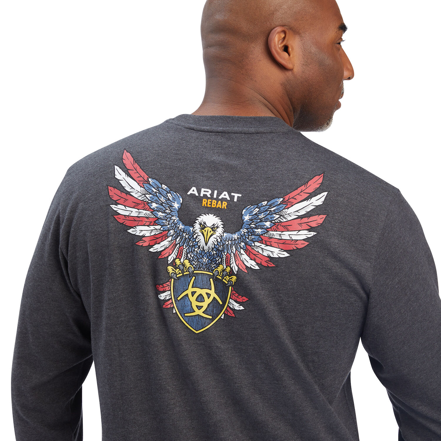 Ariat Men's Rebar Cotton Strong American Raptor T-Shirt