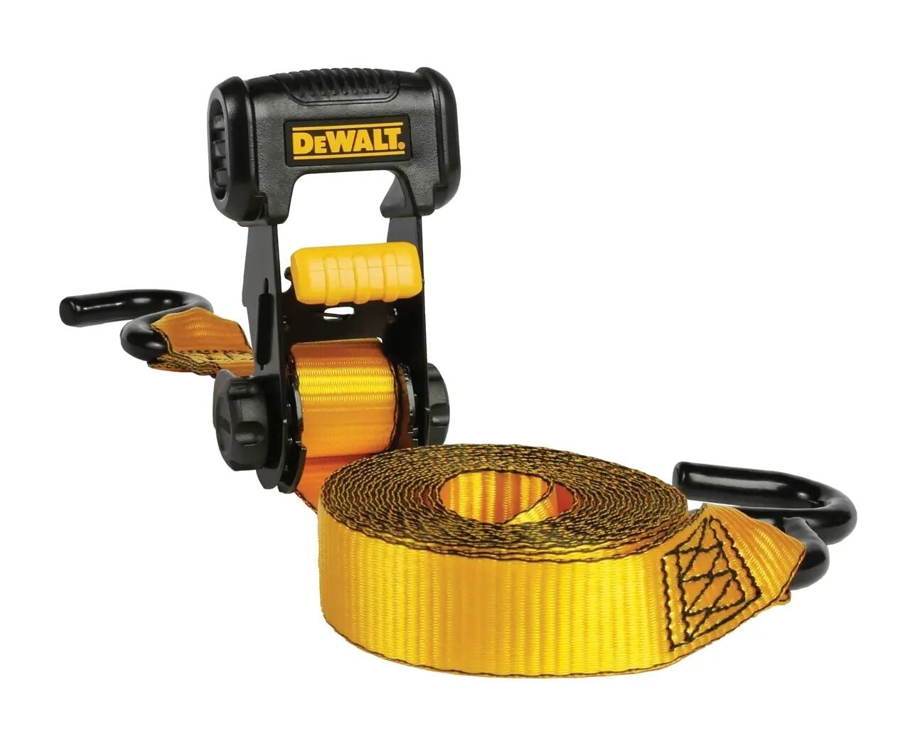 DEWALT Ratchet Tie-Down Straps, 3000 lbs., 1.25 in. x 16 ft., 2 pack