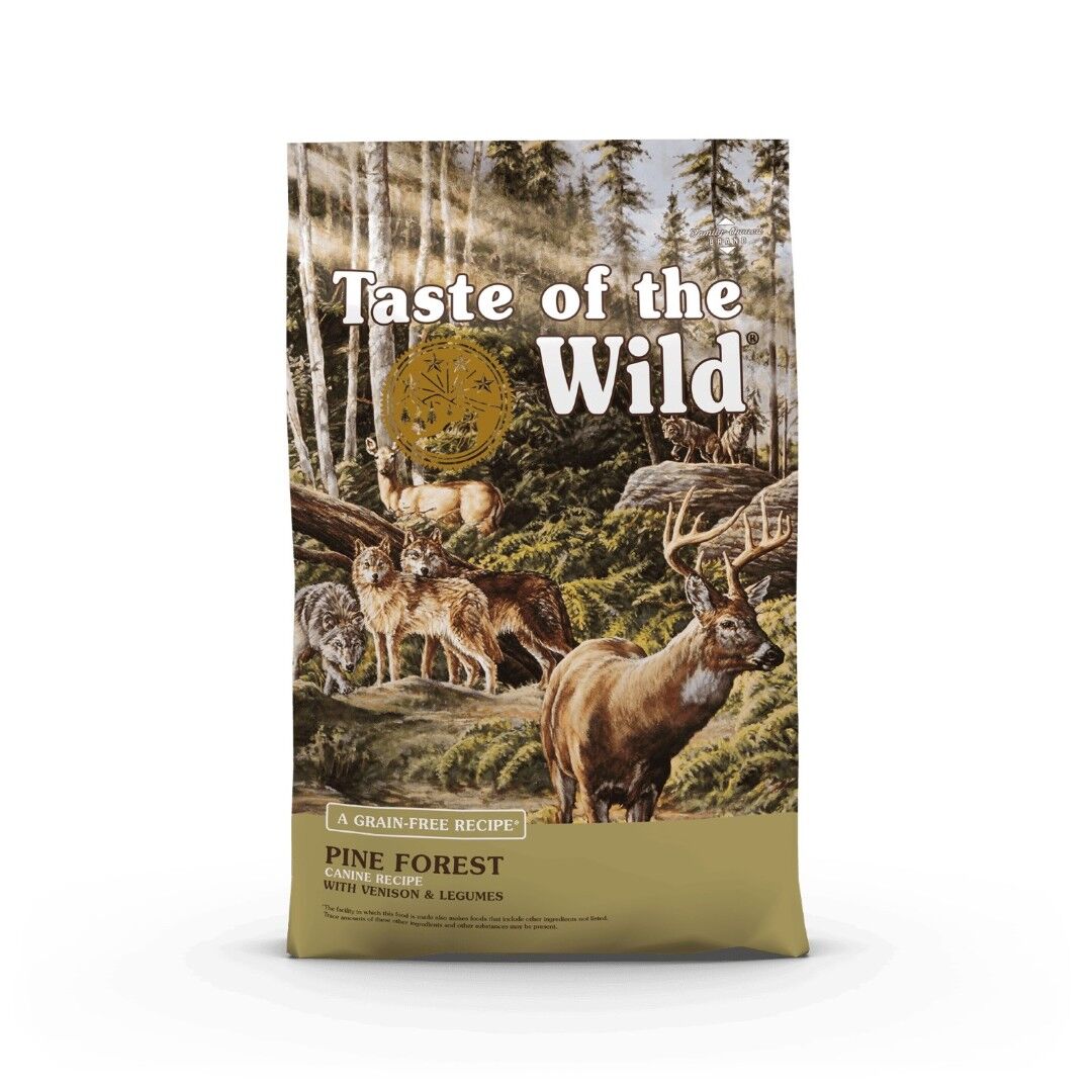 Taste of the Wild Pine Forest Canine Recipe Venison & Legumes Dog Food, 28 lb.