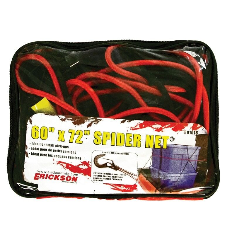 Erickson Spider Net, Black/Red, 60 in. x 72 in.
