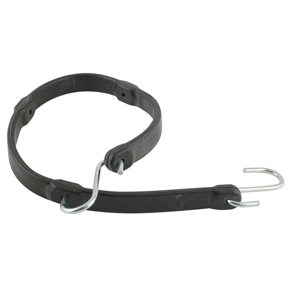 Erickson Adjustable EPDM Rubber Tarp Strap, Black, 25 in.