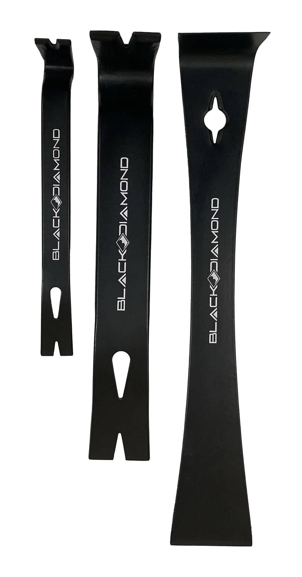 Black Diamond Flat Pry Bar Set, 3 pack