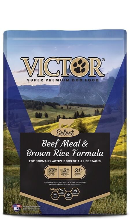 Victor Beef Meal & Brown Rice Formula Dog Food, 40 lb.