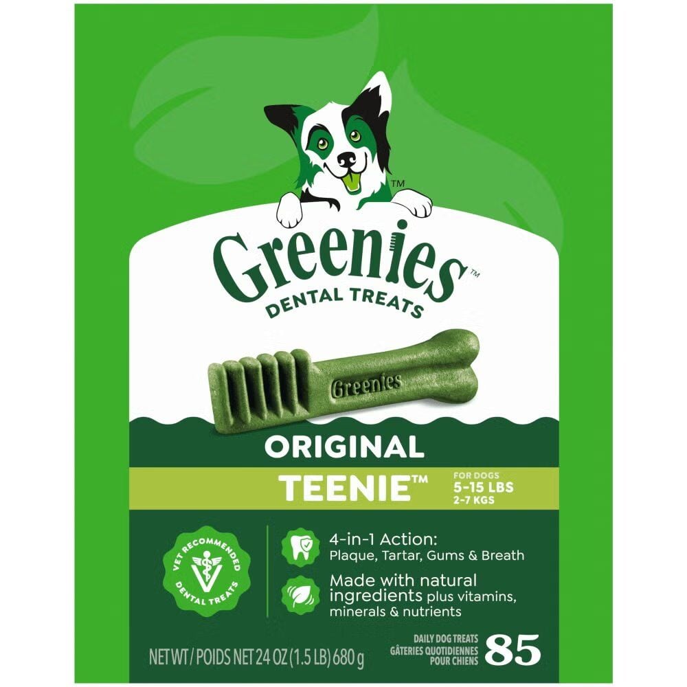 Greenies Original Adult Dental Dog Treats Teenie Size, 24 oz.