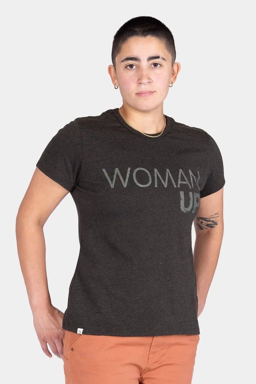 Dovetail Workwear Women's GO TO Woman Up Graphic Work T-Shirt