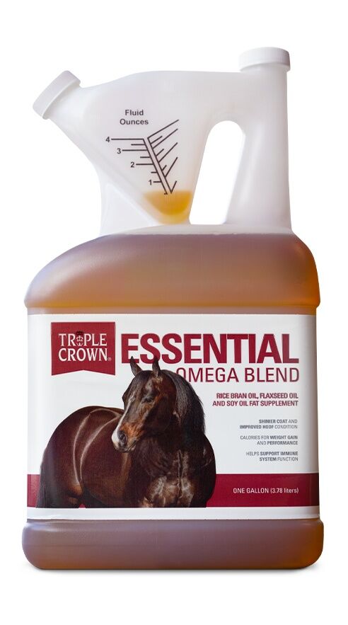 Triple Crown Essential Omega Blend Equine Supplement, 1 gal.