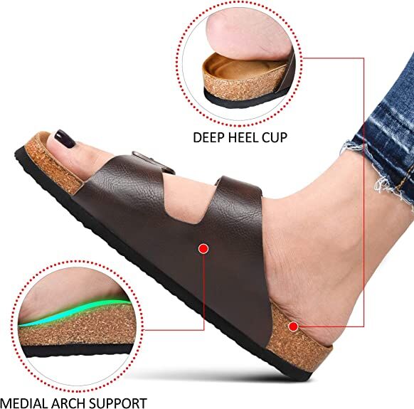 Aerothotic Women's Double Strap Slide Sandal