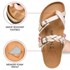 Women's Irenic Strappy Slide Sandals in Cream