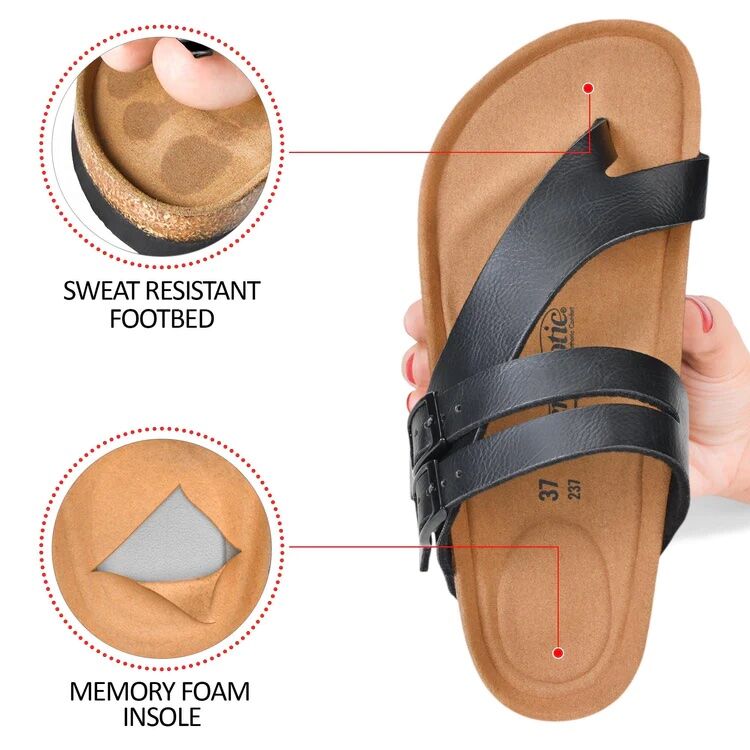 Aerothotic Women's Kaizen Split Toe Comfortable Slides