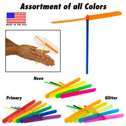 Aero Props Hand-Powered Helicopters Assortment