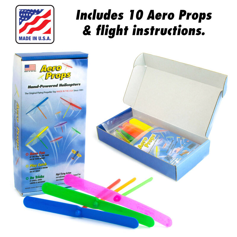Aero Props Hand-Powered Helicopters Assortment