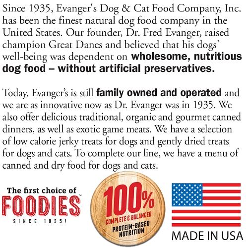 Evangers Heritage Classic Lamb & Rice Dinner Dog Food, 12.5-Oz