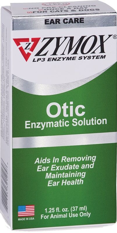 Zymox Ear Solution Plus Otic Without Hydrocortisone For Pets, 1.25-Oz.
