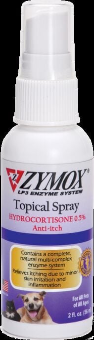 Zymox Enzymatic Topical Spray W/ Hydrocortisone 0.5% 2 Oz 1/Pkg