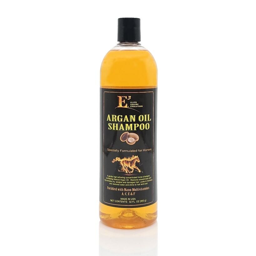 E3 Argan Oil Shampoo For Horses, 32-Oz