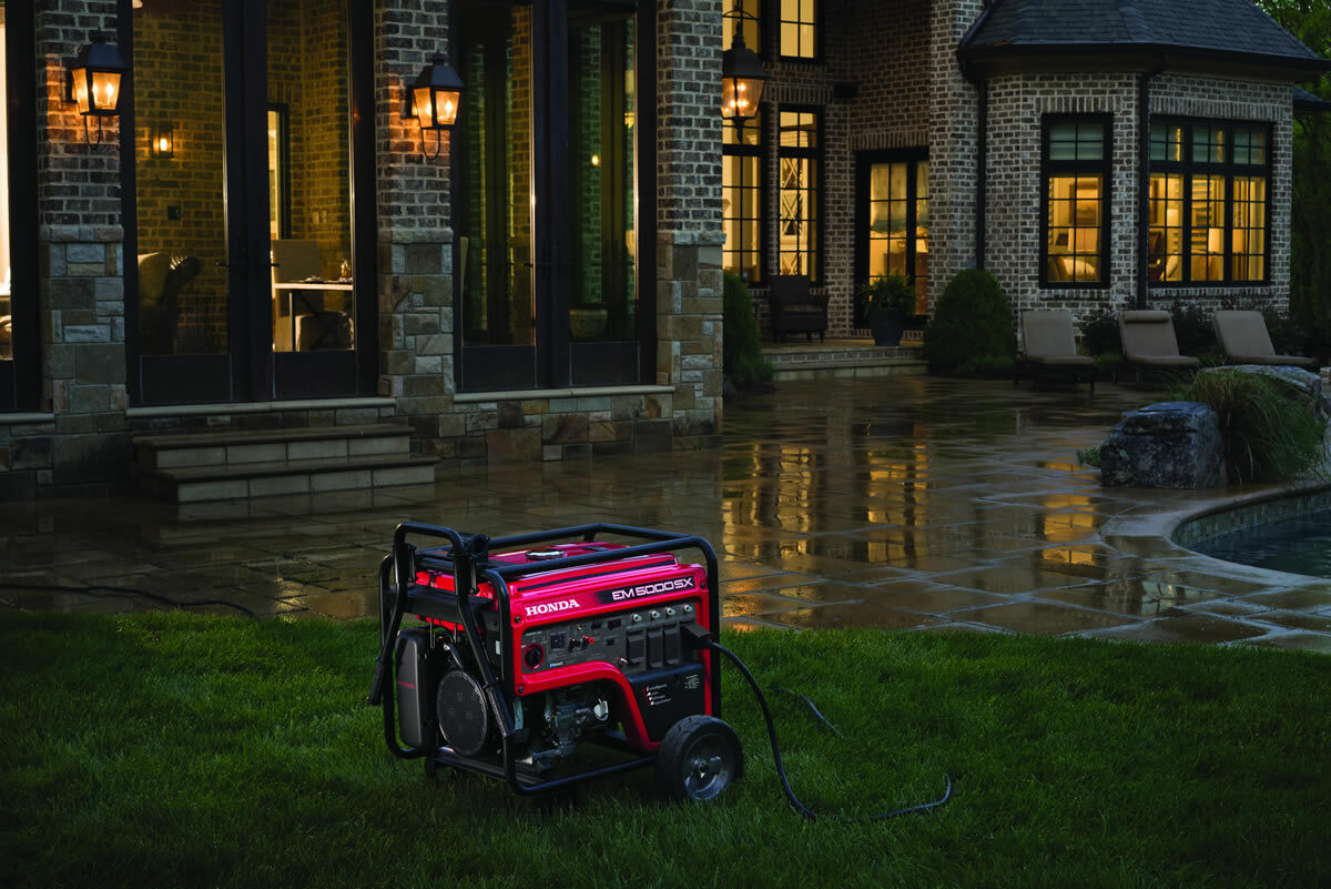 Honda EM5000SX 5000-Watt Portable Gas Electric Start Co-Minder Generator
