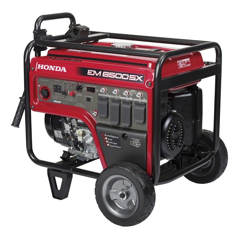 Honda EM6500SX 6500-Watt Portable Gas Electric Start Co-Minder Generator