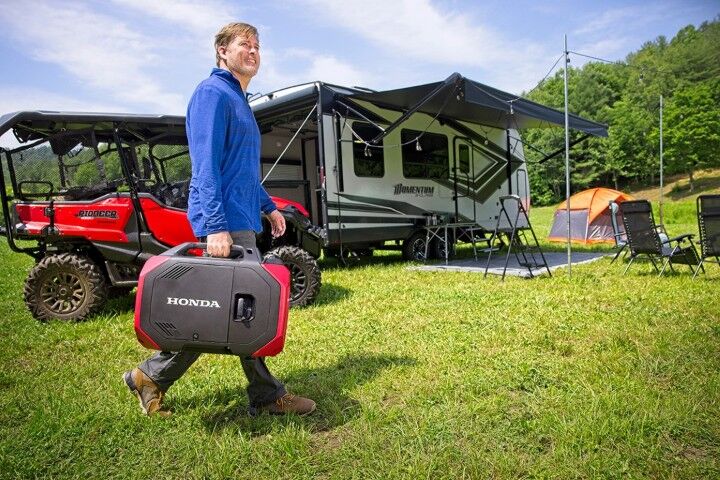 Honda EU3200i 3200-Watt Portable Gas Co-Minder Inverter Generator